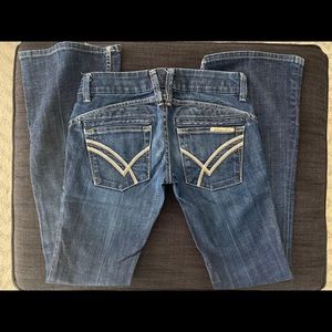 William Rast SAVOY ultra low rise trouser - sz 26